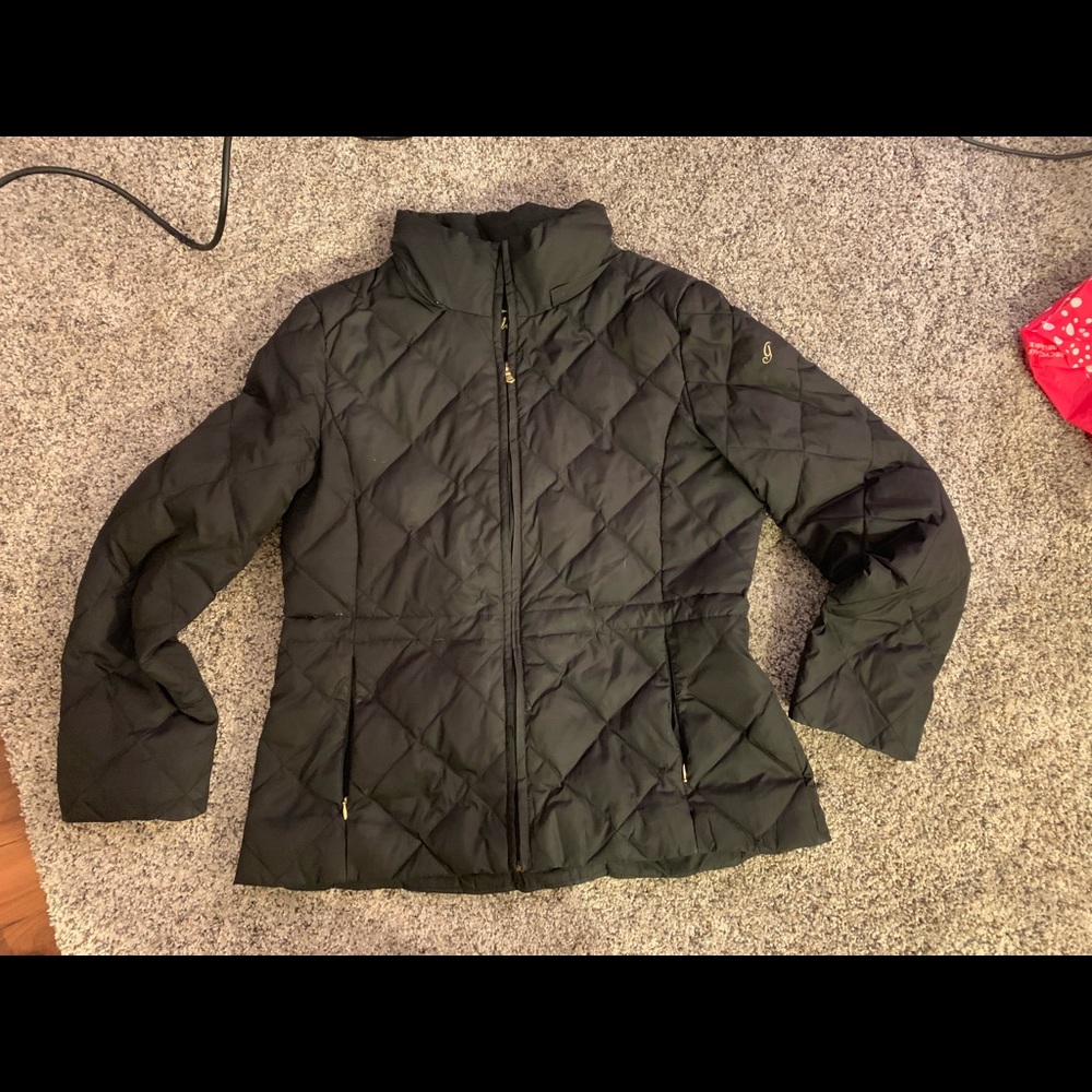 Guess black puffer jacket Medium